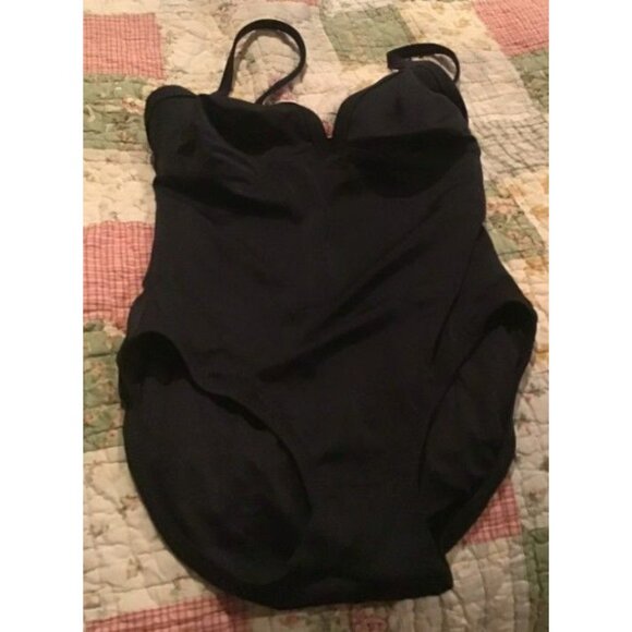 Land's End One Piece Swimsuit Black Size 6C - Picture 2 of 4